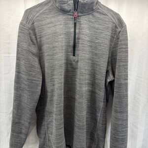 Avalanche Men's Charcoal Zip-Up Sweater